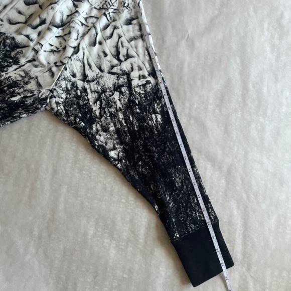 Helmut Lang Digita Scarp Dolman Sleeves Sweatshirt Sweater‎ Bird Abstract Print - Picture 12 of 12